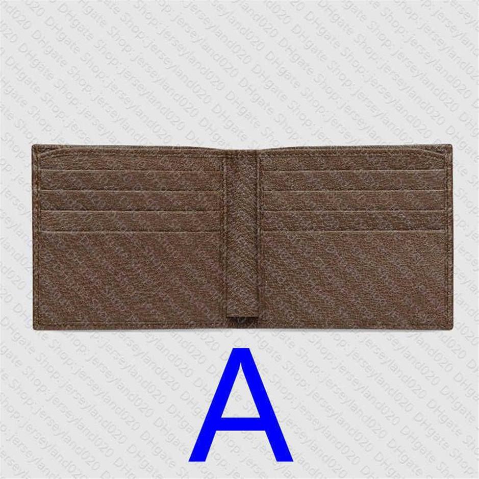 597606 Ophidia Wallet Mens Bi-Flod Canvas Le cuir courte portefeuille Carte Passeport Case Holder 523159224C