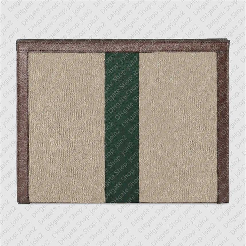 märke Topp 625549 Ophidia Pouch Clutch Canvas Womens dragkedja telefonväska Kväll Kosmetiskt kortfodral Wallet Toalettetry274f