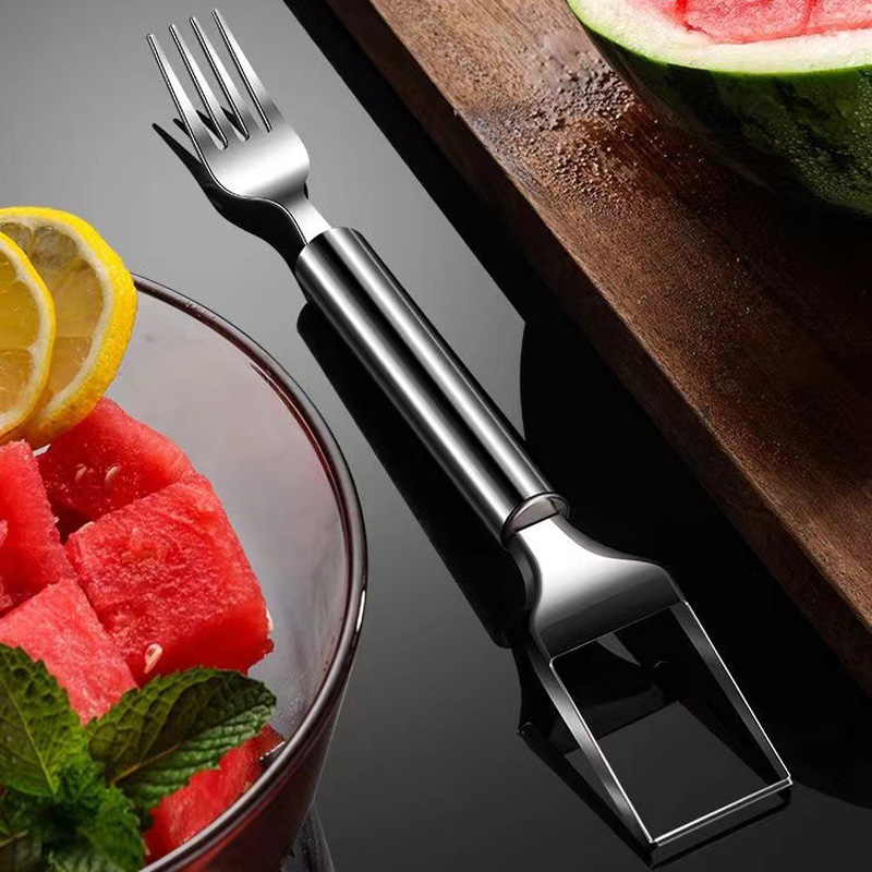 Fruit Tool Creative Watermelon Cutter Artifact Household Watermelon Fork Multi-use Fruit Divider Kitchen Cutter Utensil LX6269