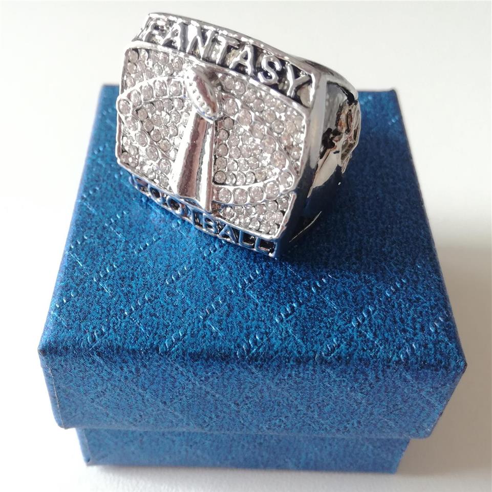 Bague de championnat de la ligue de Football Fantasy 2014, grande quantité, pour fans, hommes et femmes, cadeau, taille de bague 11323Z