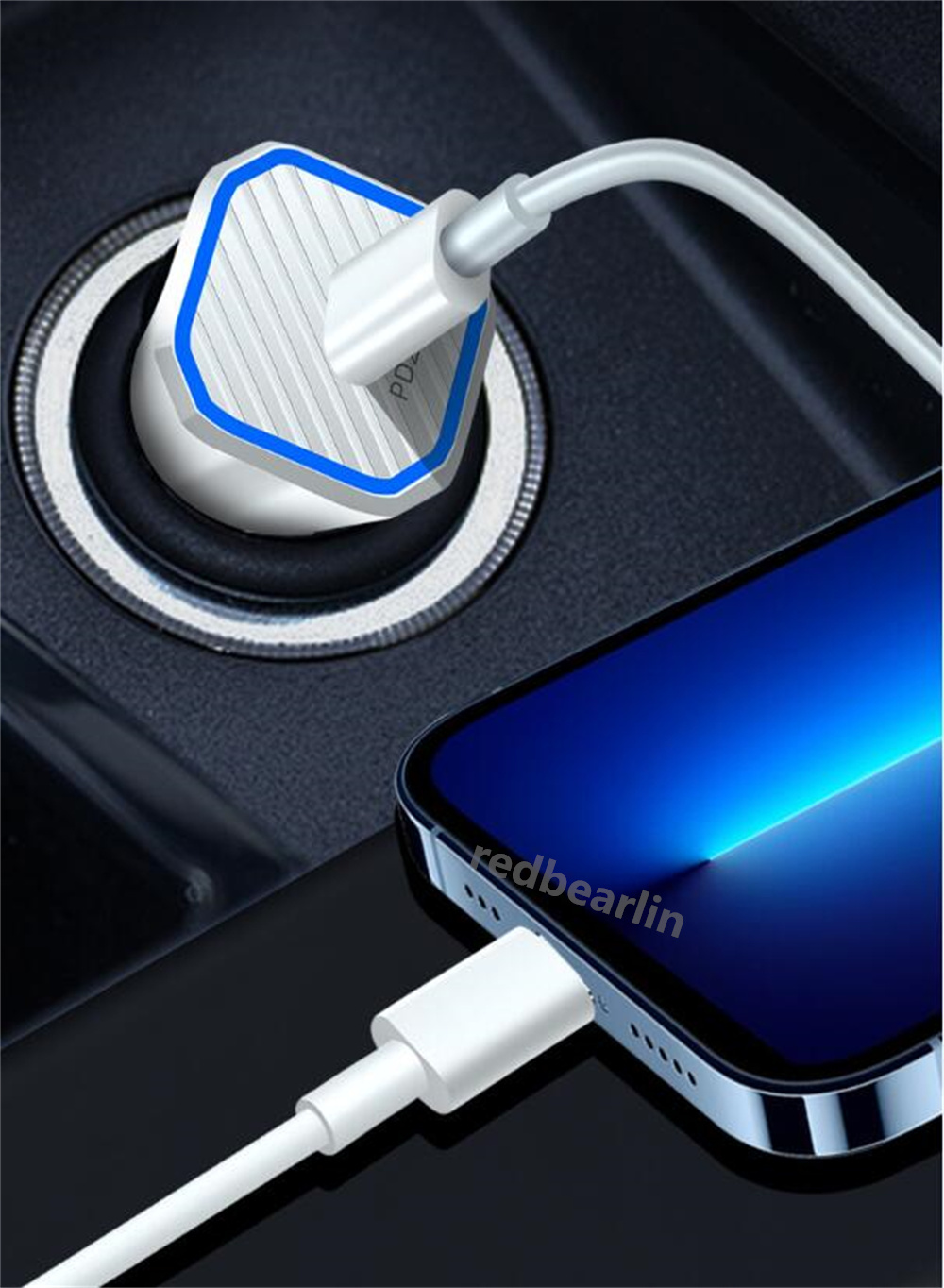 Snabb snabb laddning 20W 12W USB C Type C PD Car Charger Mini Portable Power Adapters för iPad iPhone 11 12 13 14 15 Pro Max Samsung HTC LG Android -telefon med låda