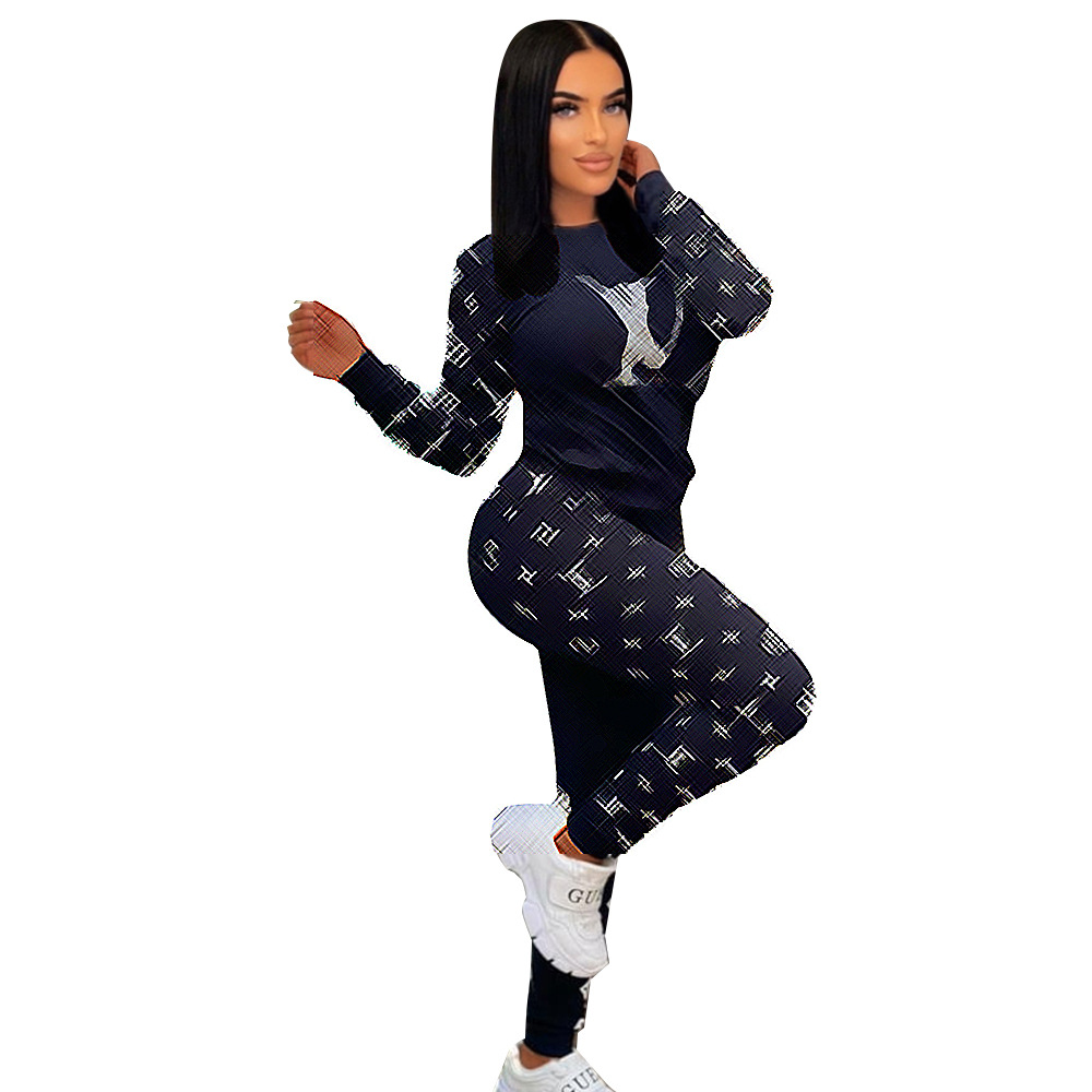 All Designer Tracksuits Plus Size Two Piece Woman Set Top And Pants Women Tracksuit Clothes Casual Outfit Sports Suit Jogging Suits Sweatsuits S-2XL