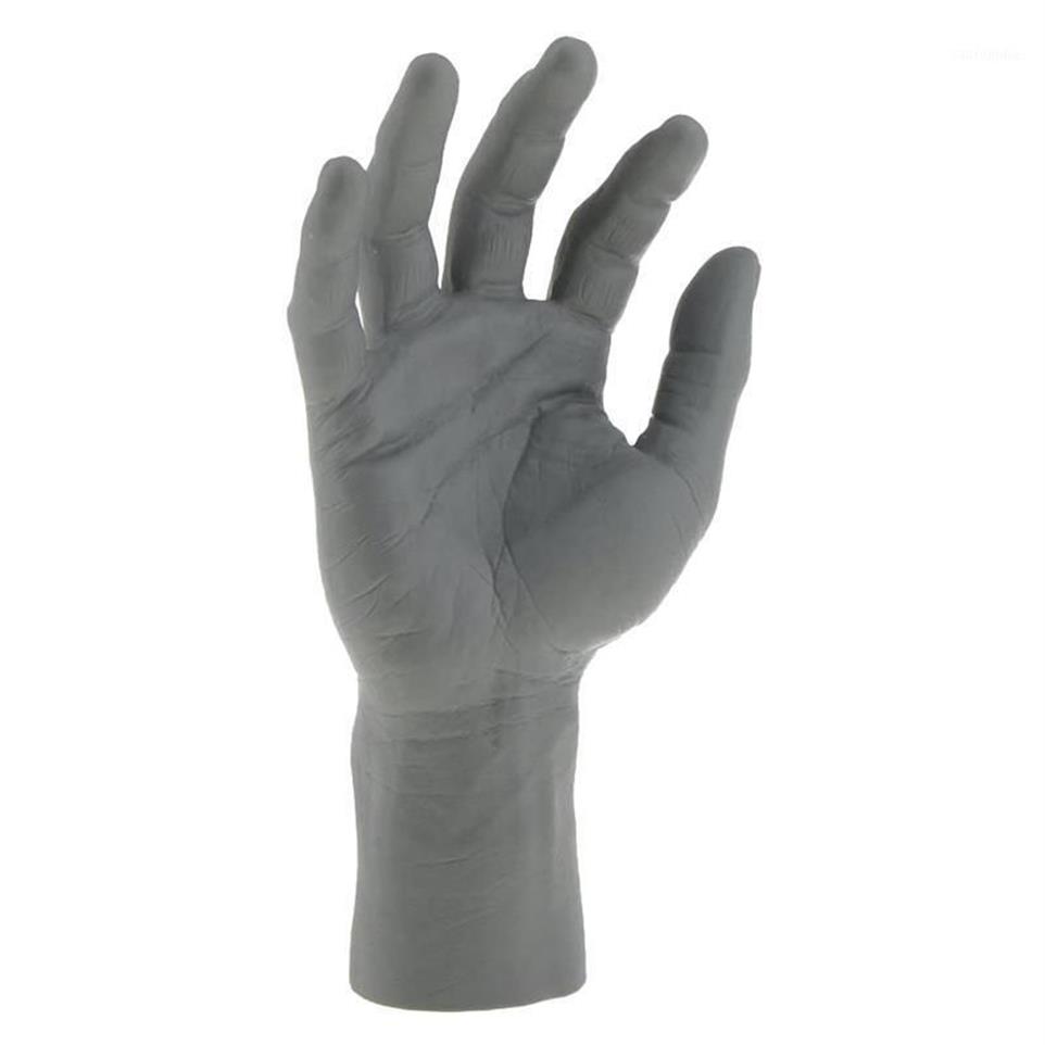 Smyckespåsar Väskor Male Mannequin Höger hand för armband Watch Glove Ring Display Model Props298T