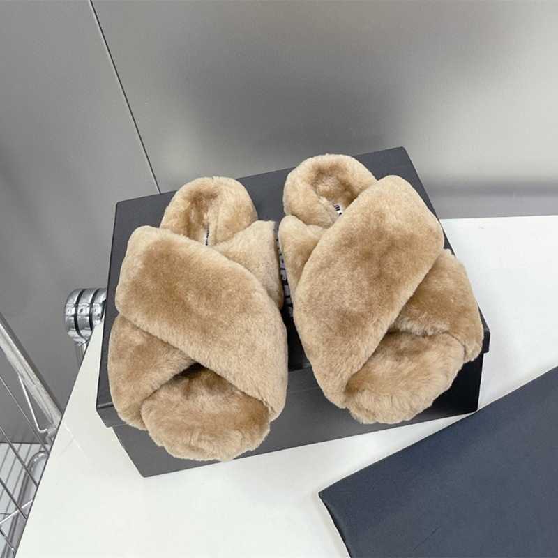 59% OFF Sports shoes 2024 Thick bottomed woolen mop womens outerwear for autumn winter new trendy and high-end feeling Instagram popular lamb wool integrated home