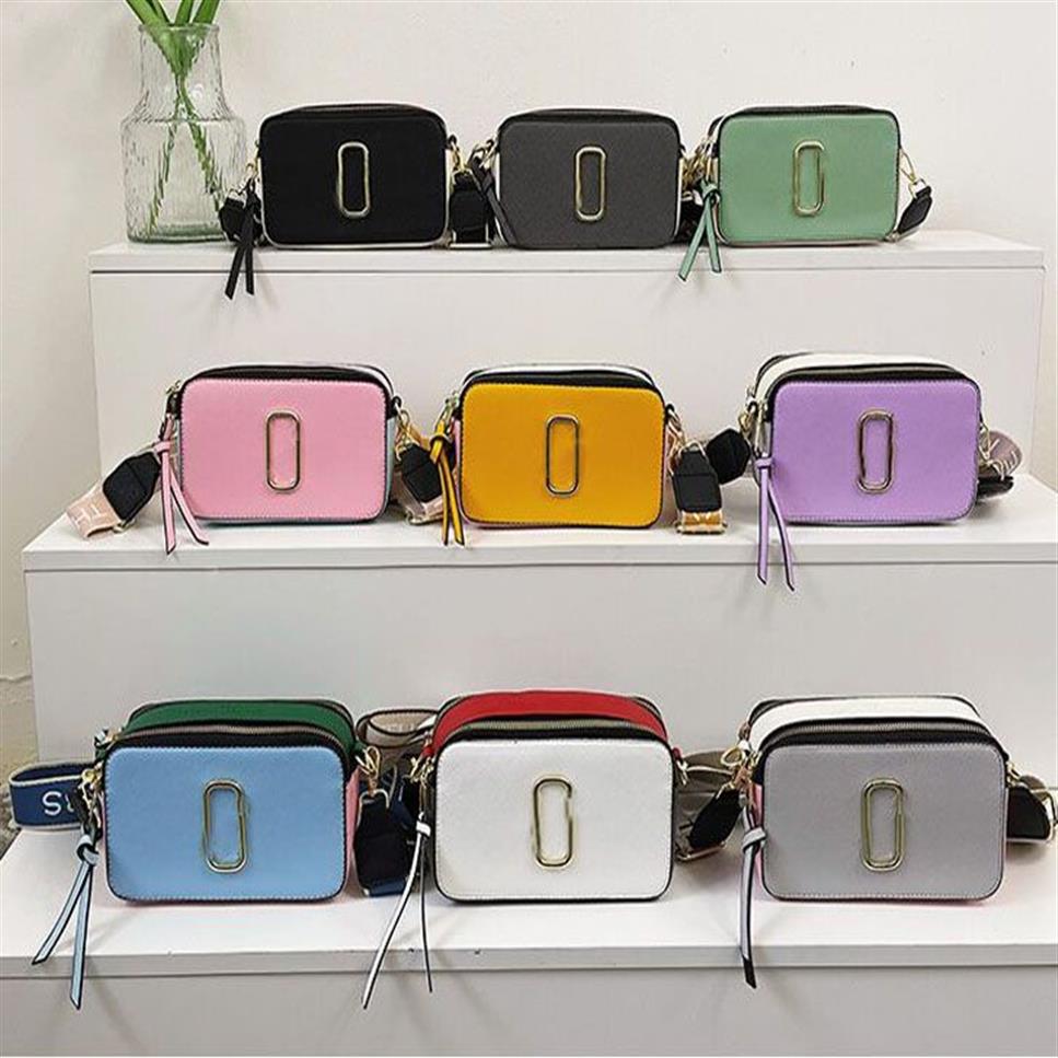 Розничные женские сумки Новый 2022 Contrast Color Small Square Bag Trend буква одиночное плечо Messenger Bag2703