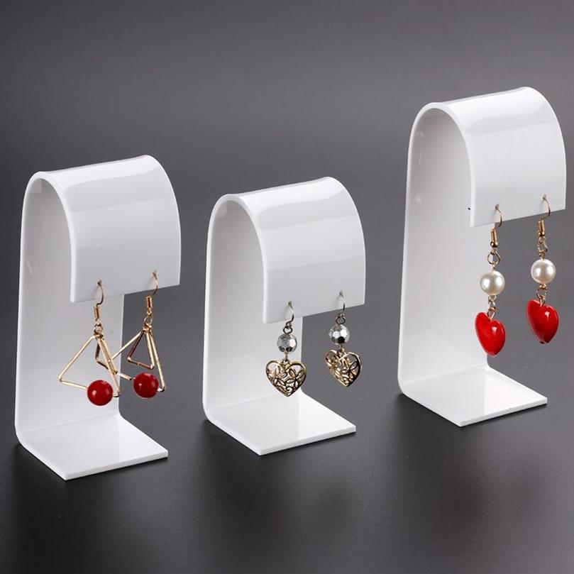 Ensemble de 3 pièces acrylique bijoux boucles d'oreilles support présentoir organisateur étagère boutique comptoir vitrine bijoux boucles d'oreilles présentoir M292r