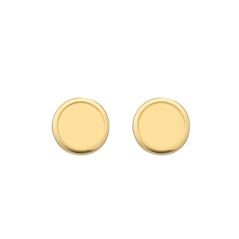 Projektant biżuterii Śliczne kolczyki na śrubę dla kobiet dziewczęta damskie złoto srebrne różydowe kolor klasyczny design236k