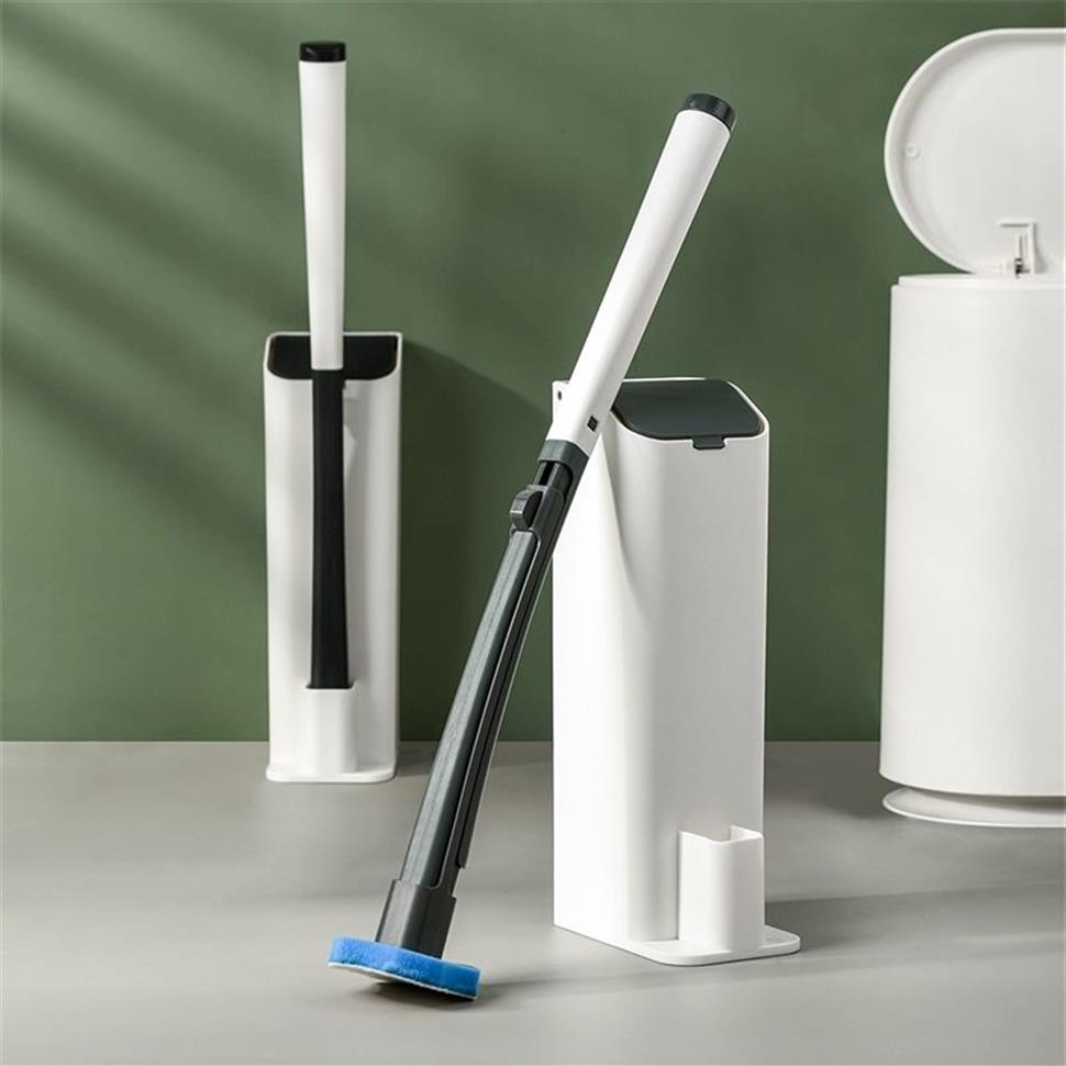 SDARISB Brosse de nettoyage jetable pour toilettes avec système de nettoyage pour salle de bain, toilettes et cuisine 2009232552