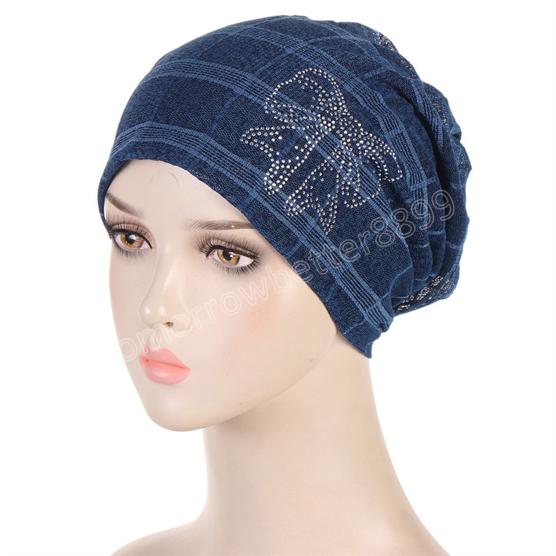 Kobiety elastyczne turban muzułmina hidżab islam noc nocne czapki chemo pullover hat femme szalik