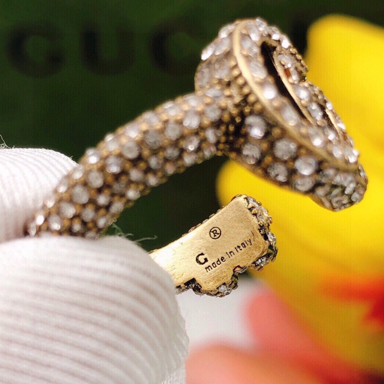 Pierścień Anillos Pierścień Pierścień luksusowy pierścionki biżuterii Diamentowy pierścień dla mężczyzn i Womendouble G Letter Logo