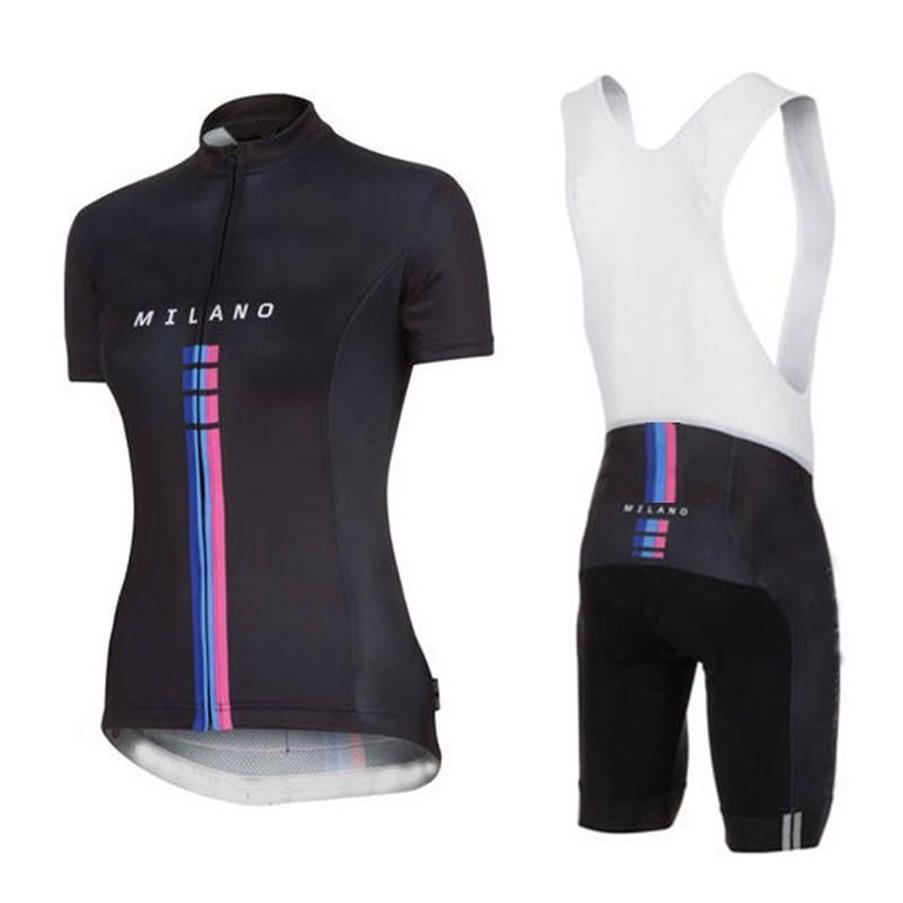 Women's Milano Italy Pro Team Cycling Jersey Ropa Ciclismo Set Wielerkleding Vrouw Sets Zomer 2022 Cuissard Velo Pro Avec Gel240V