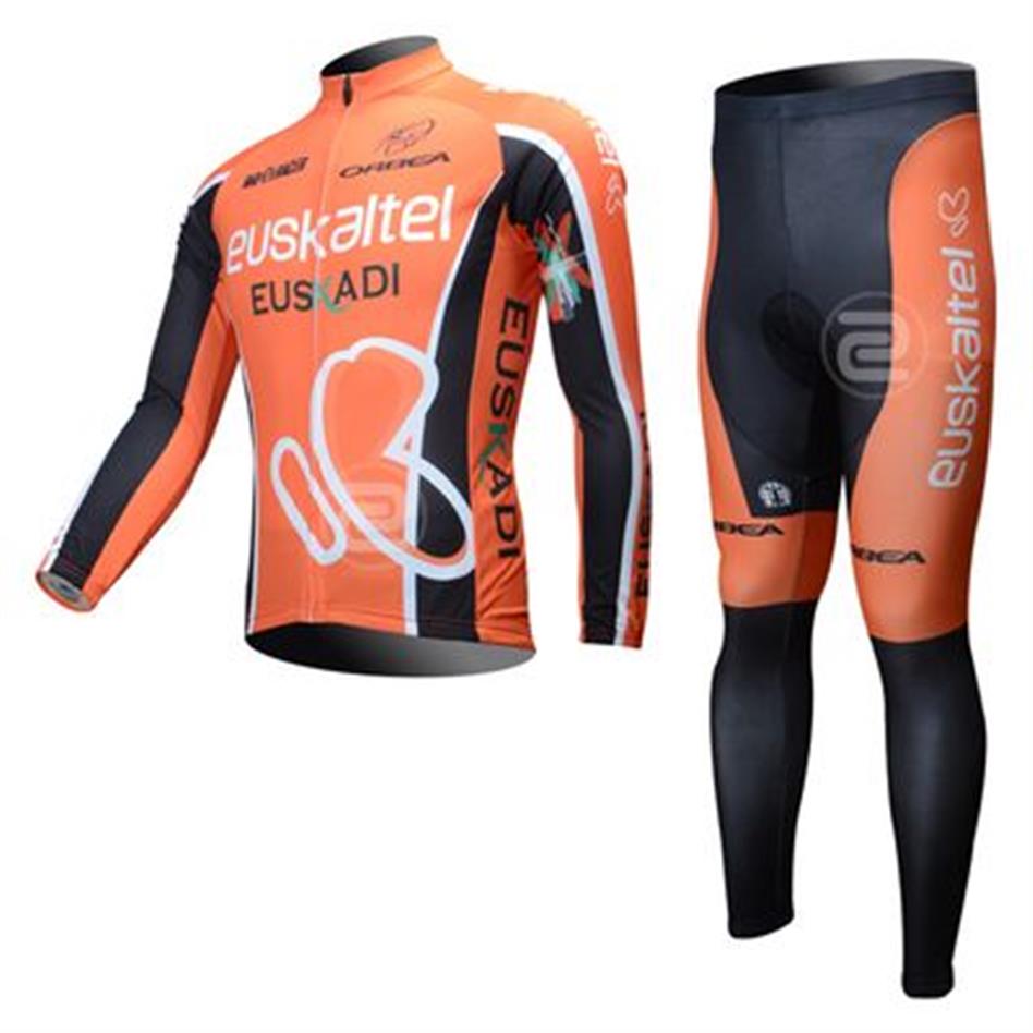 Ganzes 2016 Euskaltel Euskaditeam Langarm-Radtrikot3013