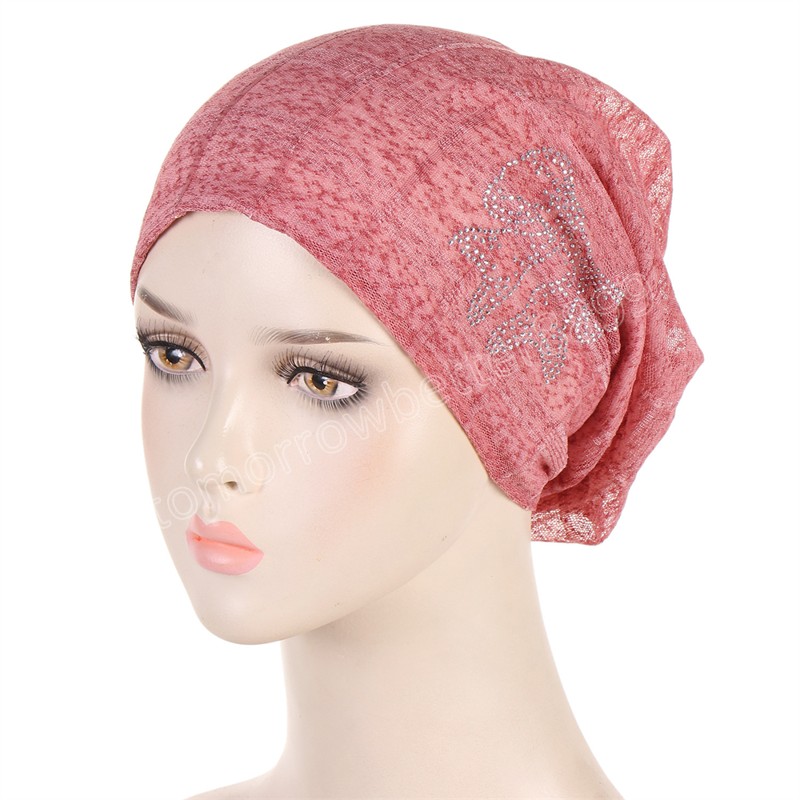 Kobiety elastyczne turban muzułmina hidżab islam noc nocne czapki chemo pullover hat femme szalik