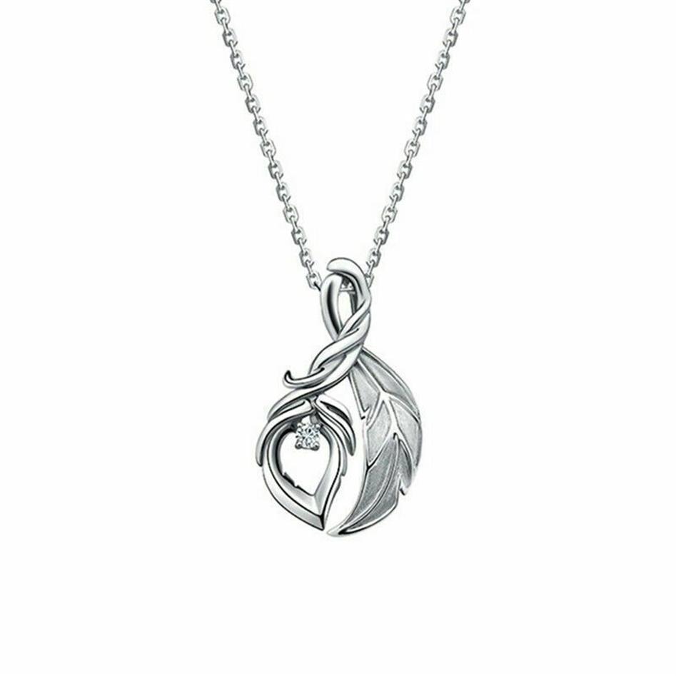 Лига игры Rakan и Xayah пара ожерелье подвески ожерелье из стерлингового серебра 925 пробы для женщин ювелирные изделия пара влюбленных Gifts269l