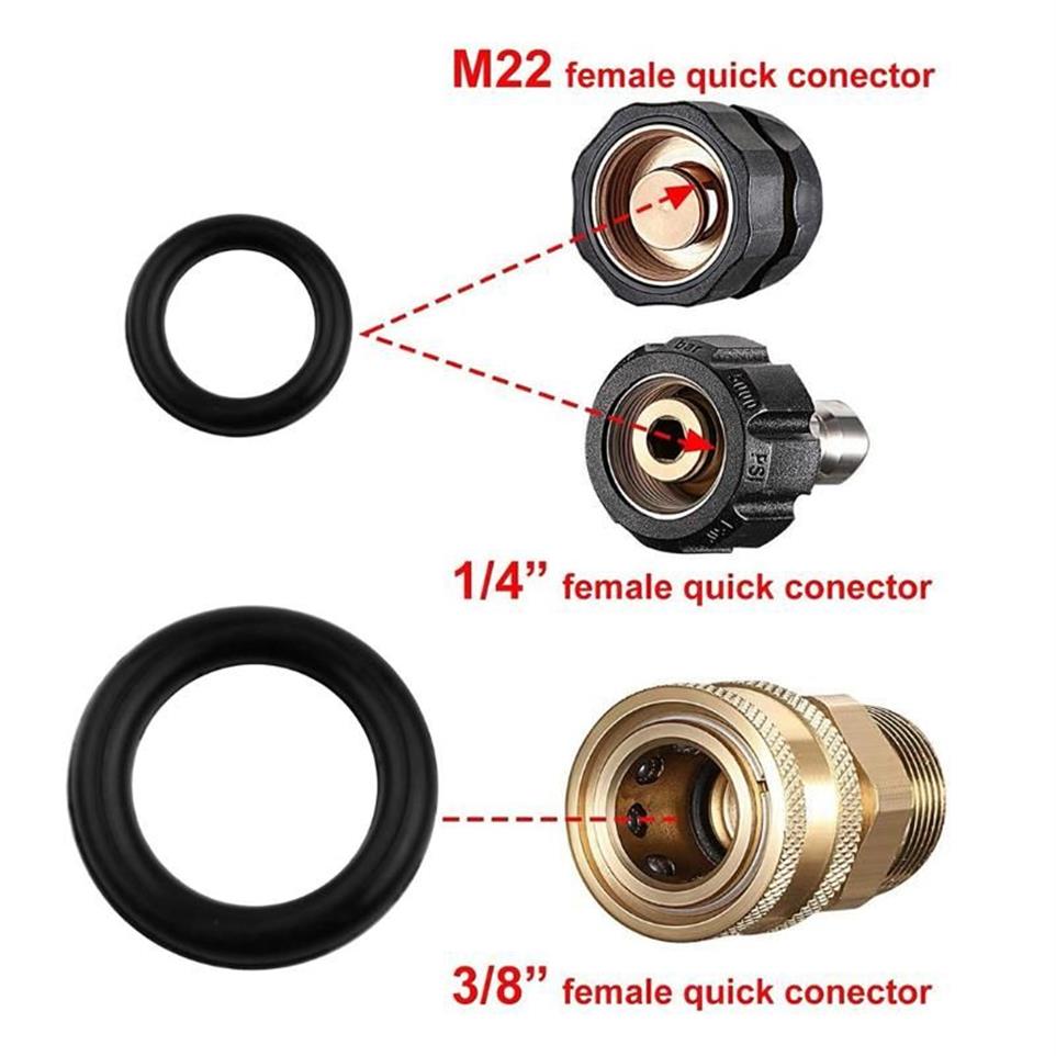 Watering Equipments 1 4 O-Rings 3 8 Set Equipment Hose Quick DisconnectWatering WateringWatering264s