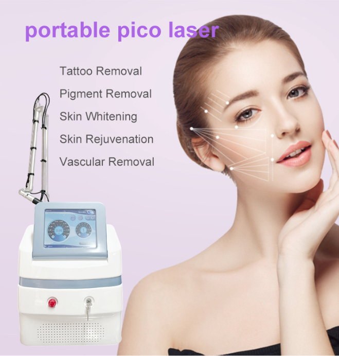 Laser Pico Portable, élimination des taches pigmentaires à longue impulsion, Picolaser, détatouage et picoseconde