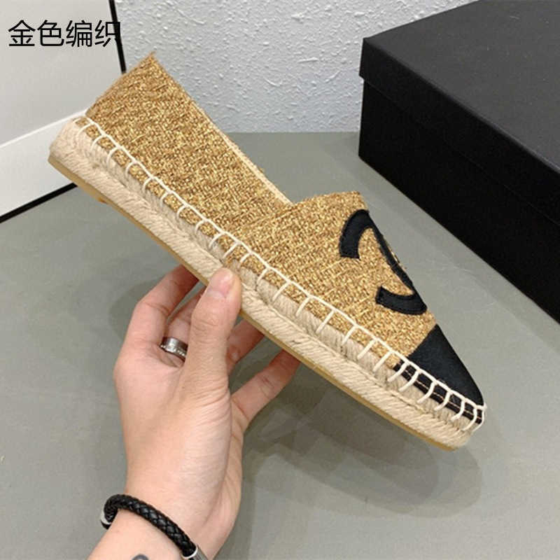 Sports shoes 2024 Xiaoxiangfeng Fishermans for Womens New Summer Linen Grass Woven Genuine Leather Soft Sole Breathable One Step Kick Lefu Shoes