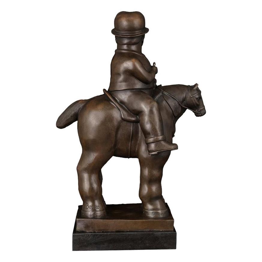 Fernando Botero Bronze Statue Sculpture Abstract Modern Art Sculpture Home Decoration Accessories Decor Bronze Statue347F