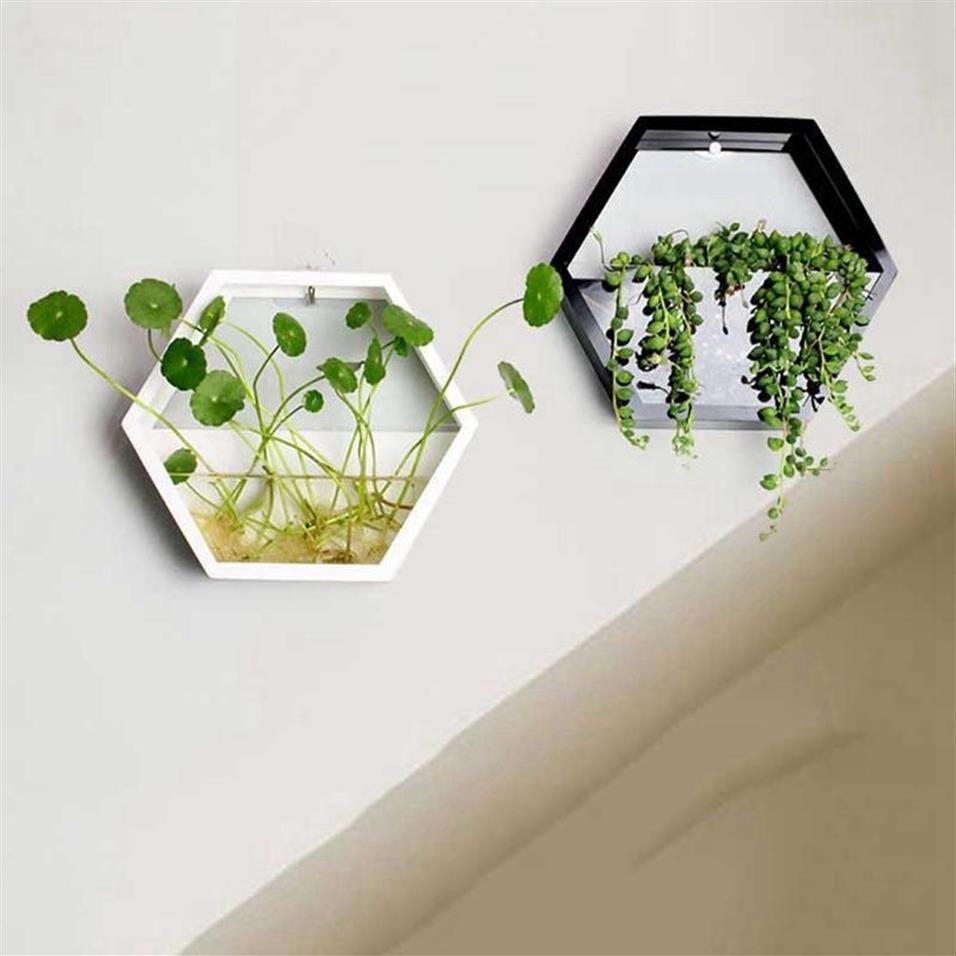 Wall Mounted Hanging Plant Pot Balcony Planter Basket Flower Garden Hanging Scindapsus Planter Supply Plants Racks Home Decor Y200295D