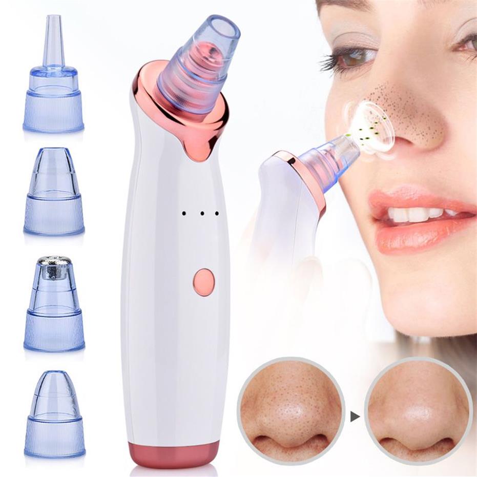 MD013 Electric laddningsbar Blackhead Remover för ansikte Deep Pore Acne Pimple Removal Vacuum Sug Comedo Device2982