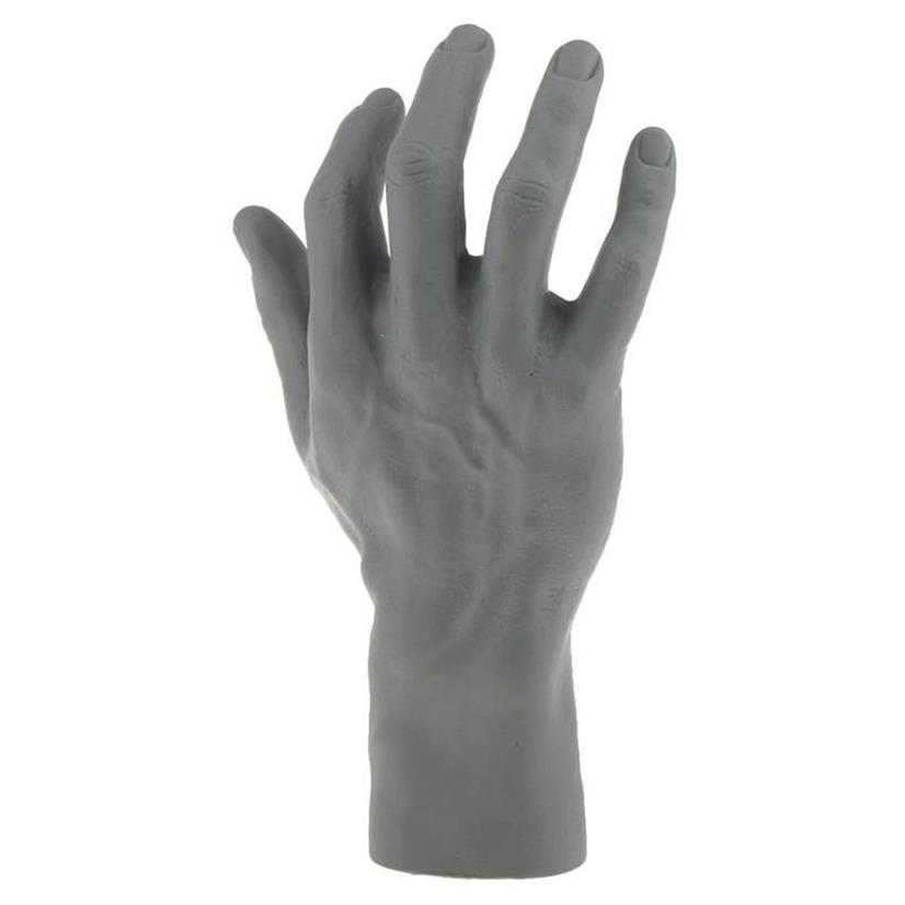 Smyckespåsar Väskor Male Mannequin Höger hand för armband Watch Glove Ring Display Model Props317E