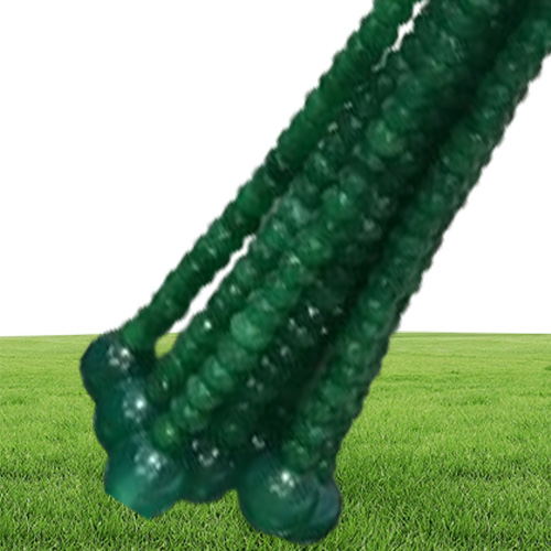 Verkaufe natürliche grüne Jade Micro Inlay Zirkon Verschluss Quaste Halskette lange Pullover Kette Modeschmuck279h3878187