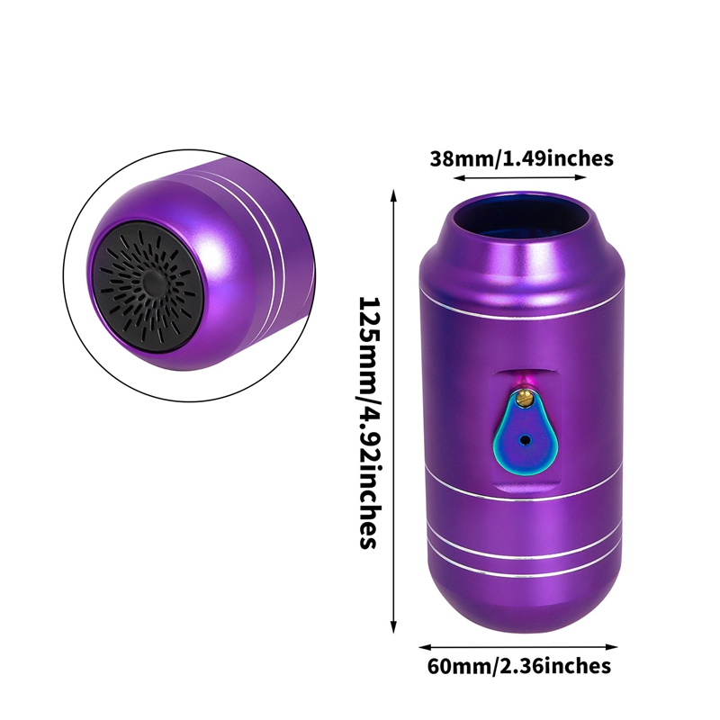 Tuyaux en alliage d'aluminium coloré Portable amovible filtre innovant purificateur d'air herbe tabac avec couvercle porte-cigarette fumer voyage tubes à main