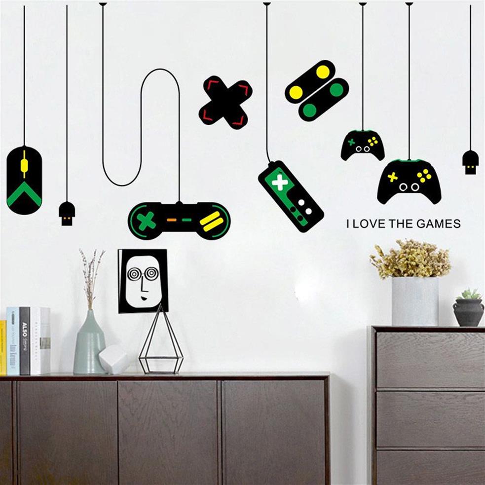 Game Handle Sticker Home Decal Posters PVC Mural Video Game Sticker Gamer Room Decor JS222654