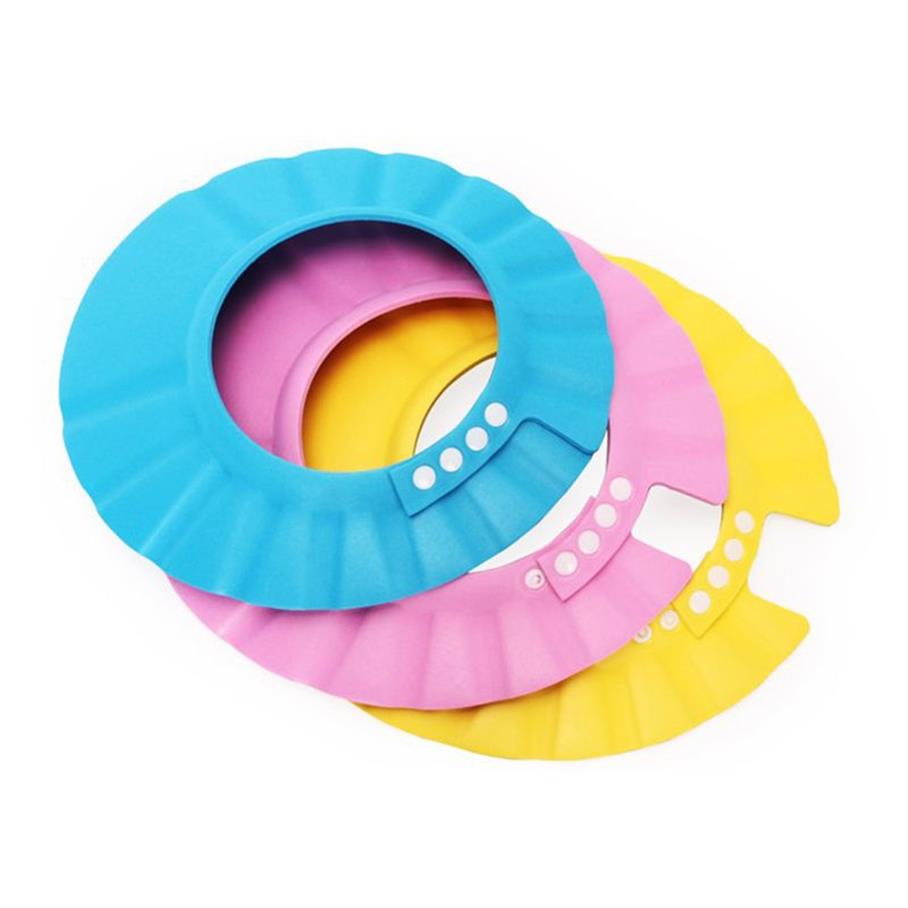 Protect Shampoo For Baby Adjustable Shower Cap Child Kid Children Bathing Bath Waterproof Wash Hair Shield Hat298k