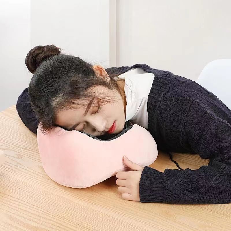 U Shaped Memory Foam Neck Pillows Soft Travel Pillow Massage Neck Pillow Sleeping Airplane Pillow Cervical Healthcare Bedding