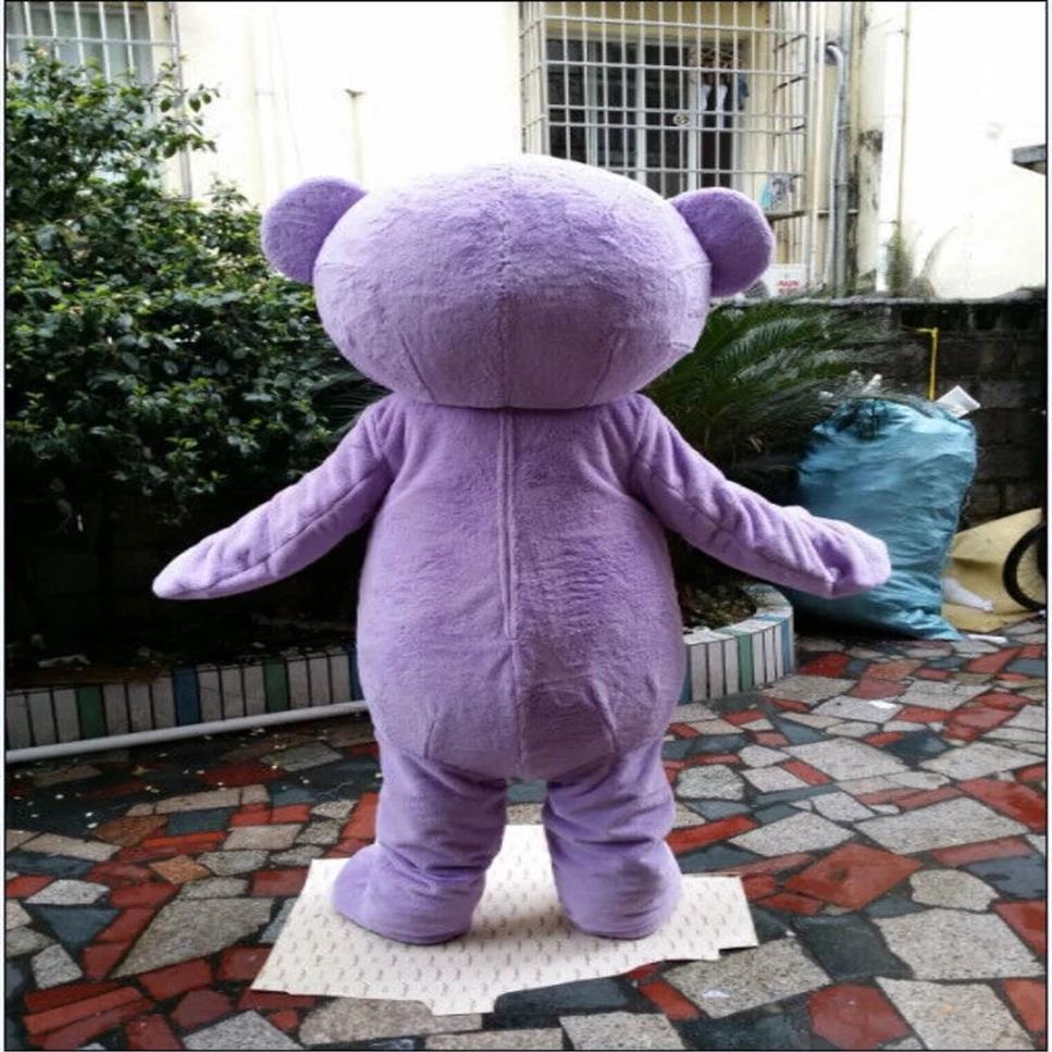 Professional Parade en peluche ours de mascotte Costume dessin animé pour adulte tenfit robe furseuit hallowen fête à fourrure robe 275b