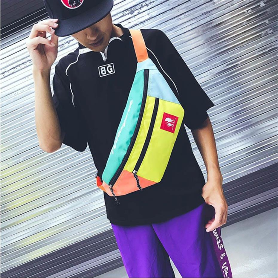 Unisex taille tas Fanny Pack Fashion Bags voor de riem multifunctionele borsttas Banana Packs Hip Hop Bum -pakket Crossbody Pack MX20286C