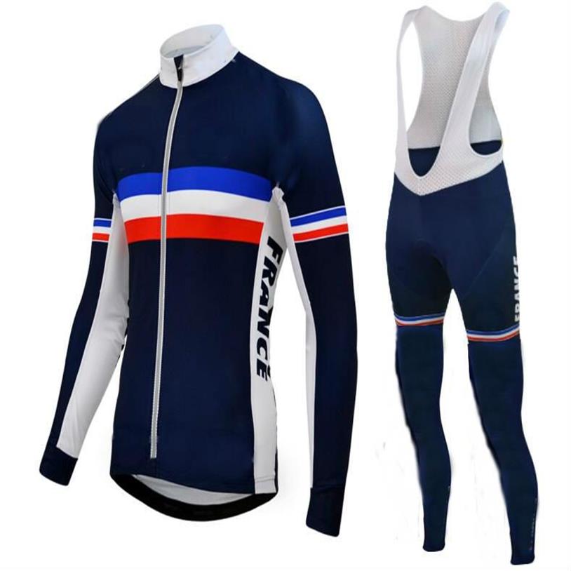 프랑스 사이클링 긴 슬리브 저지 2022 Maillot ciclismo 자전거 자전거 타기 옷 오토바이 사이클링 의류 2844