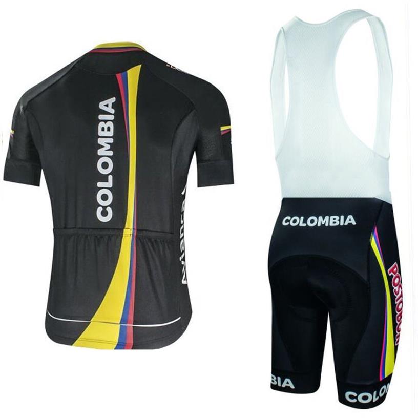 Maglia da ciclismo Colombia mountain Bike Wear abbigliamento Set corto MTB Ropa Ciclismo Bicicletas Uniforme Maillot Culotte tuta da esterno2666