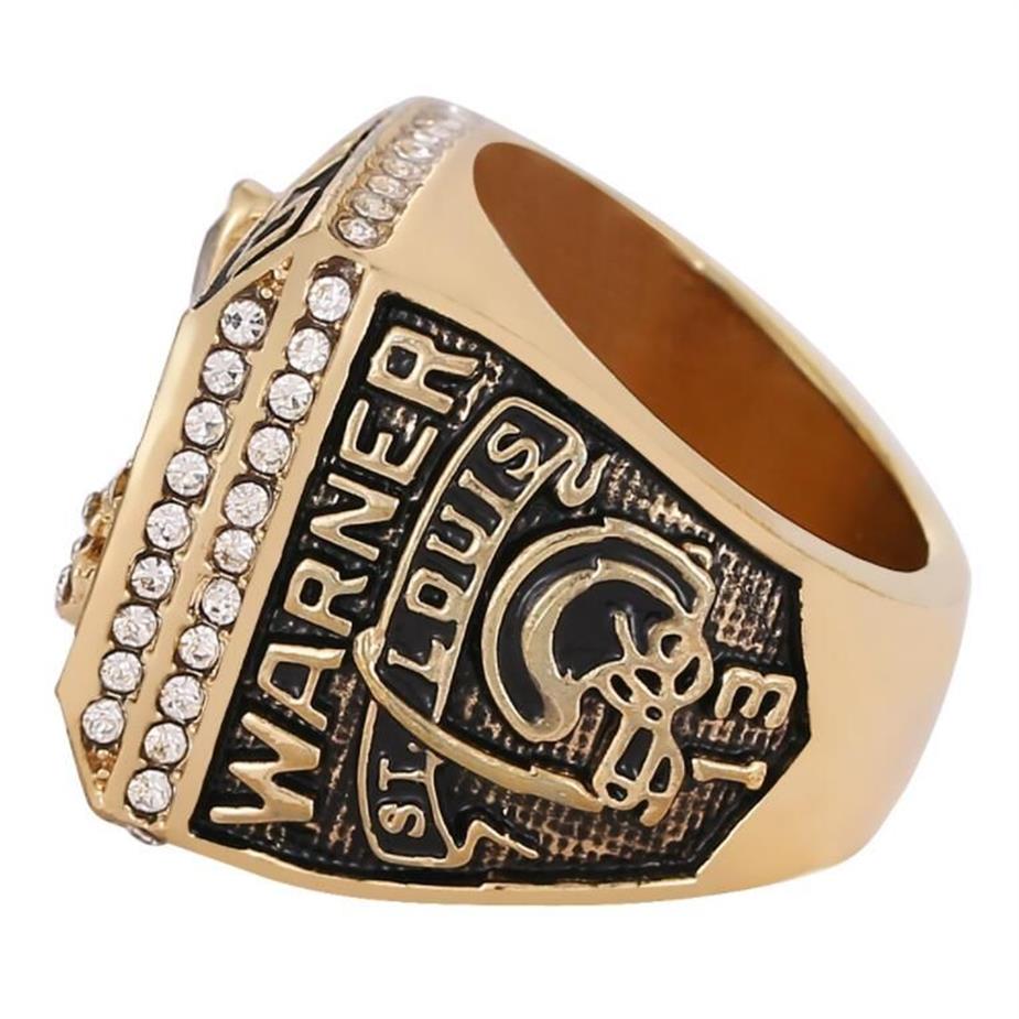 Fans'Collection LA 1999 Rams s Wolrd Champions Team Championship Ring Sport souvenir Fan Promotiecadeau Whole237Y