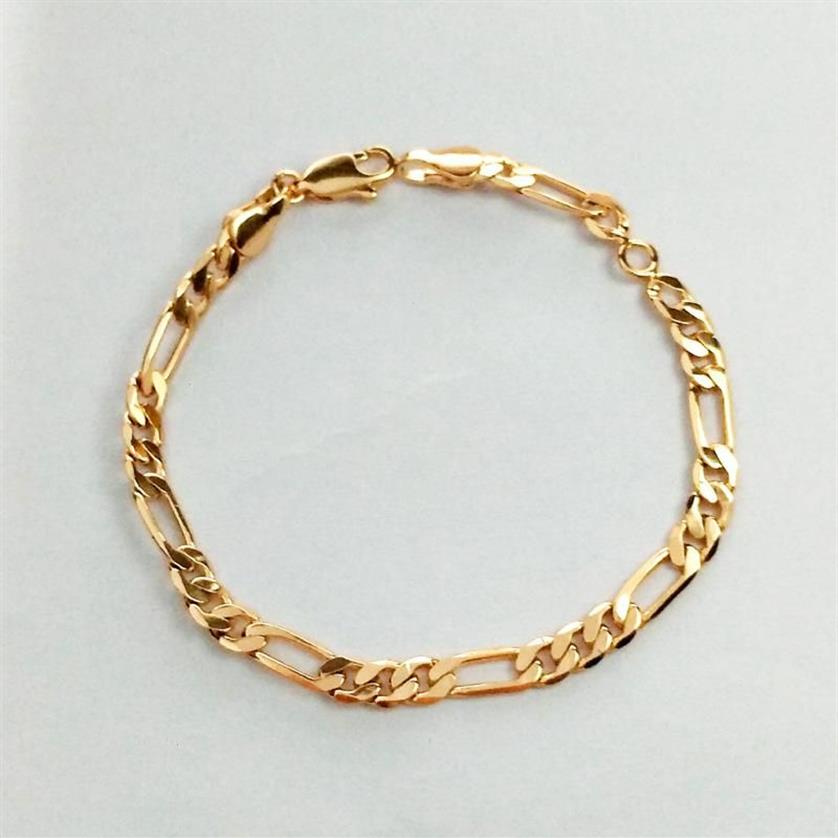 Catena a maglie 16 cm Bracciali bambini in oro Bracciale bambini Bebe Regalo bambini Gioielli bambini Pulseras Bracciali Bracciale Braclet B08102906