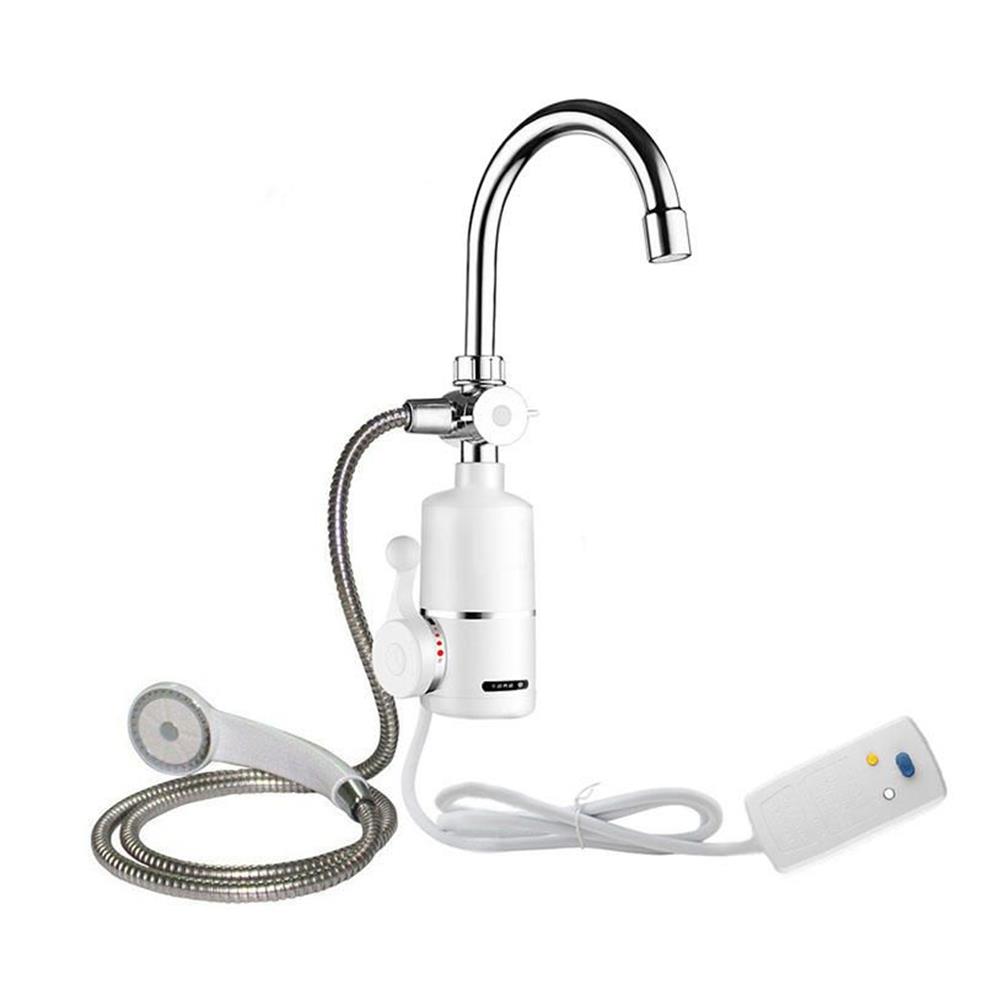 2000 W łazience Instant Water Tap Electric Water Seatter Bez zbiornik podgrzewacz wody z głową prysznicową254i