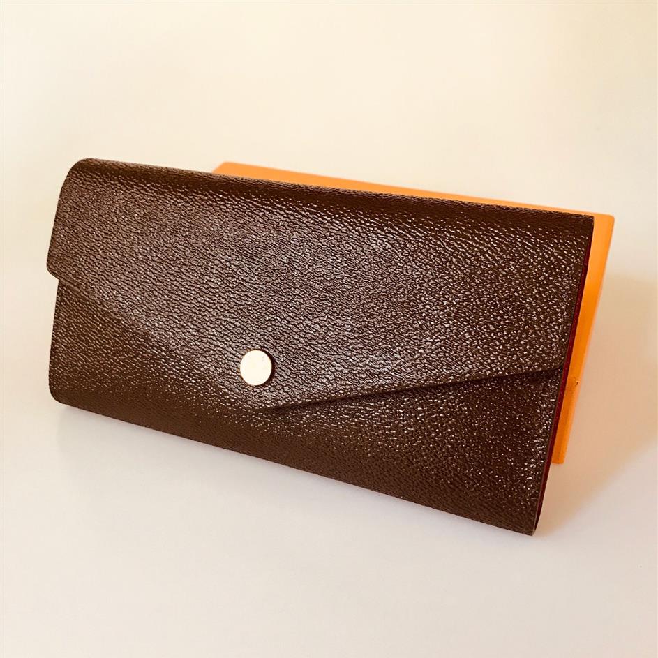 M60531 Sarah Wallet Designer Womens Envelope Flap Emilie Josephine Wallet Card Purse Mini Pochette Accessoires Pou275i