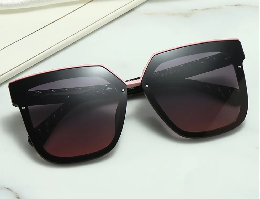 Sunglasses For Woman Designer Goggle Beach Sun Glasses Womens Retro Square Frames Design UV400 Top Quality With Box