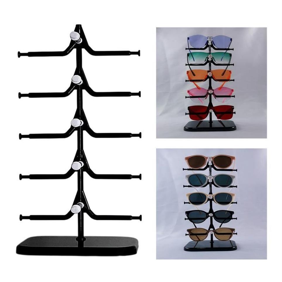 Schmuckbeutel Taschen Sonnenbrille Brillenrahmen Rack Display Counter Stand Halter Organizer 5 Schichten264O