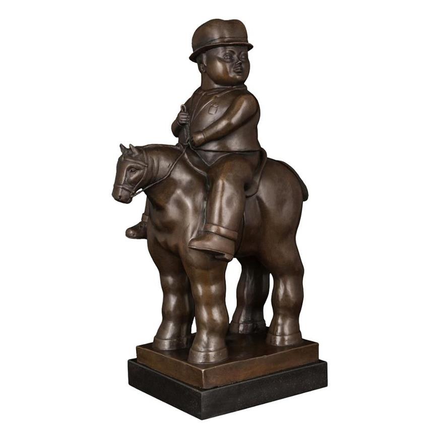 Fernando Botero Bronze Statue Sculpture Abstract Modern Art Sculpture Home Decoration Accessories Decor Bronze Statue347F