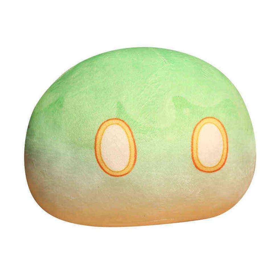 Anime Genshin Impact Slime Plush Keychain Cosplay Cute Throw Handful Toys Cartoon Birthday Xmas Gift Y220224269f