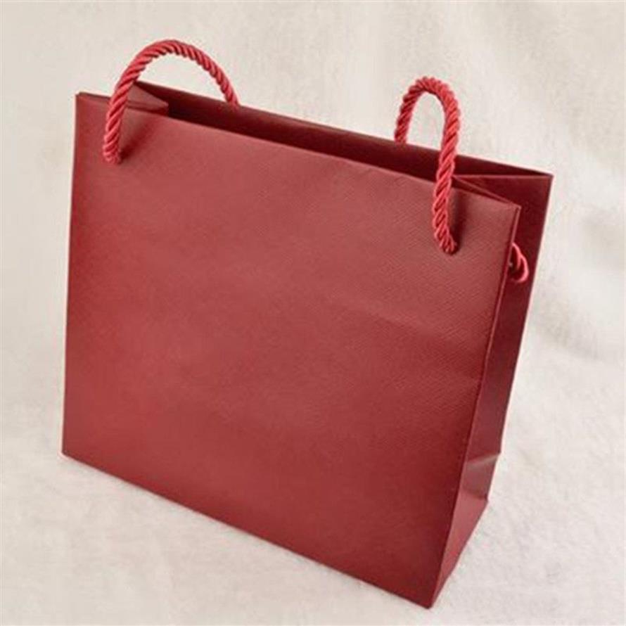 Takı Orijinal Kutu Kırmızı Alışveriş Çantaları Bilezikler Kutular Kadife Çanta Vidalı Boşaltma Bangles Kutuları Yüksek GRA DEDESIGER PACKAGING307K