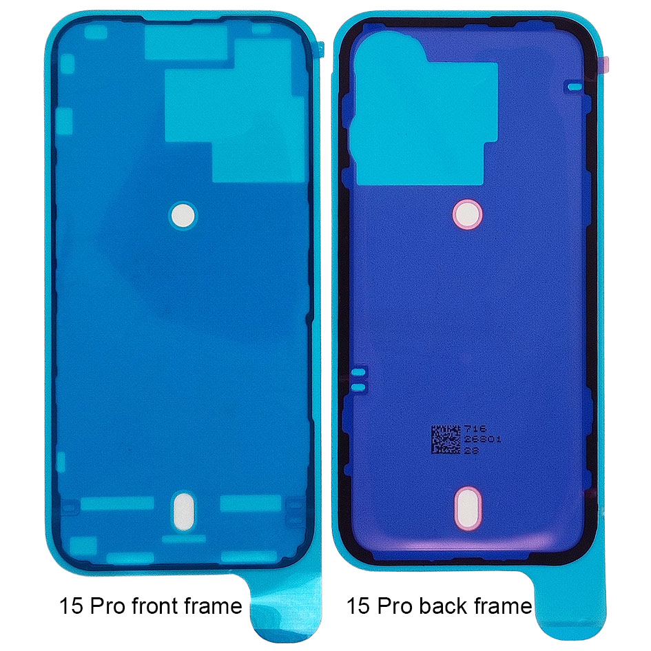 Cadre d'affichage d'écran LCD, bande d'étanchéité étanche, réparation d'autocollant adhésif pour iPhone 14 15 Plus PM Pro