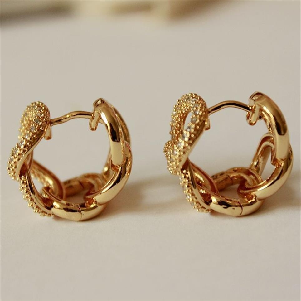 designer jewelry dangle chain earrings clip rectangular thin earring female four-pointed star pendant dangles gold diamond-encrust261m