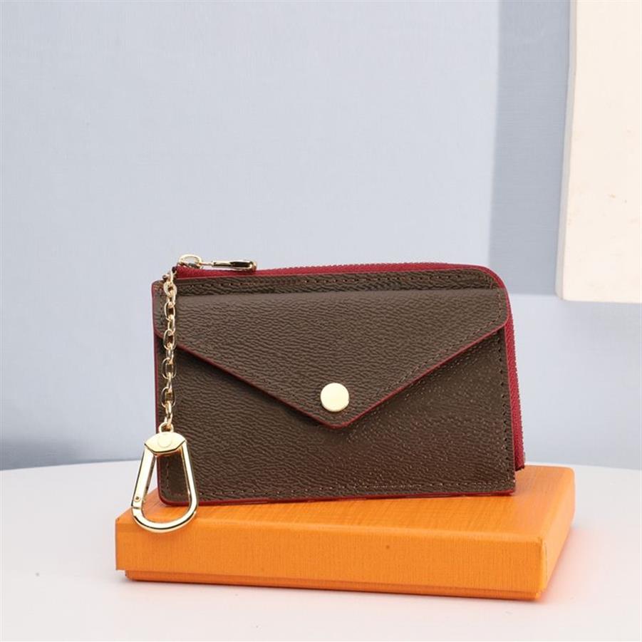 Design Purse High Quality Fast Delivery Designer Credit Card Holder Leather Coin Wallets Zipper Wallet With Box Bag Card Multi-fun285R