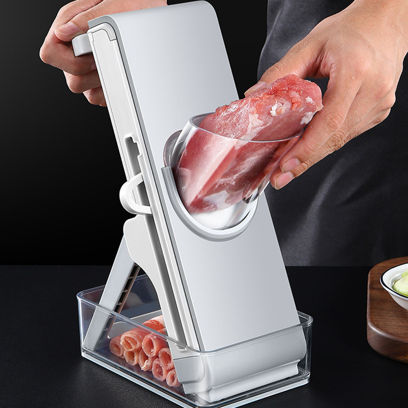 Haushalt Fleisch Slicer Manuelle Rindfleisch Hammel Roll Lebensmittel Slicer Schneiden Maschine Hand für Hausmannskost