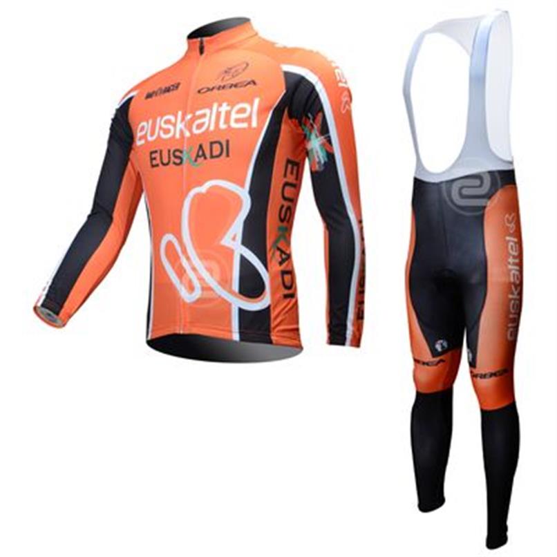 Ganzes 2016 Euskaltel Euskaditeam Langarm-Radtrikot3013