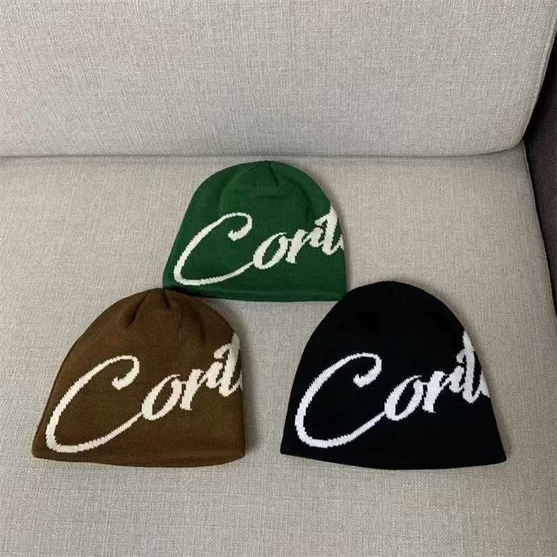 Beanie/Skull Caps Winter Ins Burst Men And Women's Models Knitting Cap Warm Ear Protection Cold Cap Casual Outdoor Fashion Trend y2K Cold CapL23125