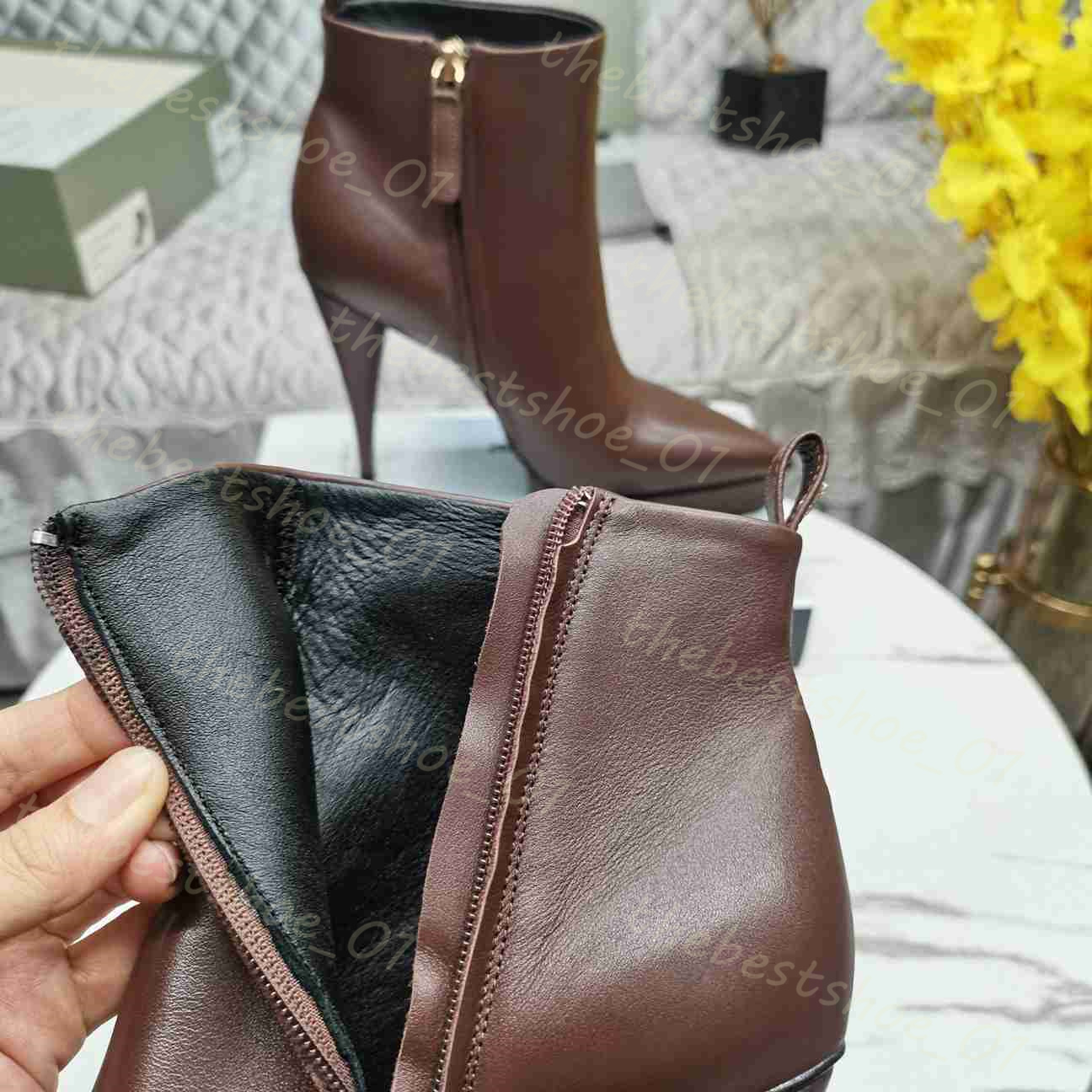 Designer Boots Women Australia Top Seksowne stopeczki wysokie obcasy luksusowe marki mody nowe style sezonu wyrafinowane kobiety kostki krótkie buty